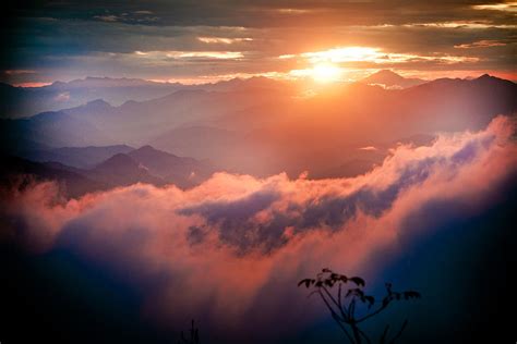 Red Sunset Himalayas Mountain Nepal Photograph By Raimond Klavins