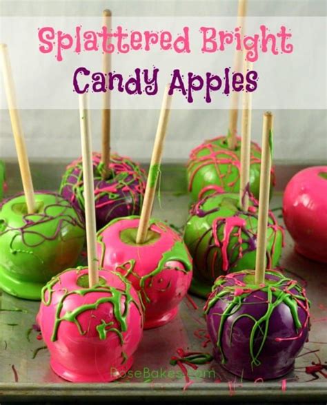How To Make Candy Apples Any Color Rose Bakes Recipe Candy