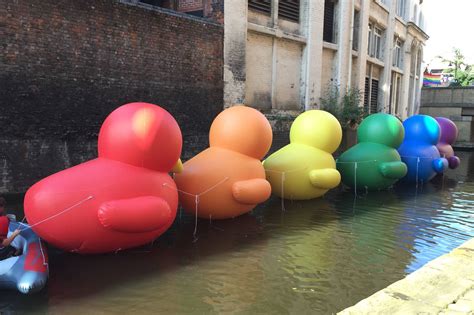 Inflatable Ducks For Havas Lynx Group Manchester Uk Inflatable