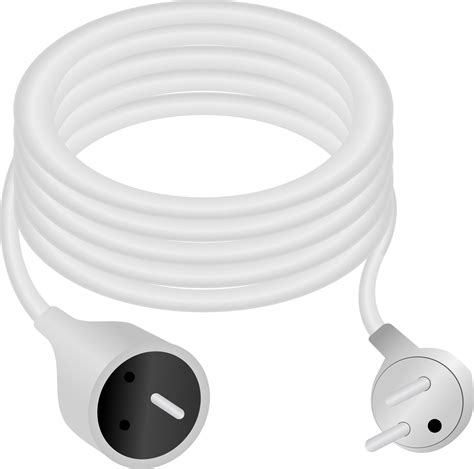 Electrical clipart extension cord, Electrical extension cord png image