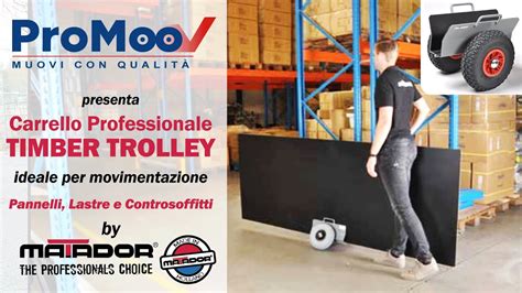 Carrello Per Trasporto Porte Ed Infissi Timber Trolley By Matador