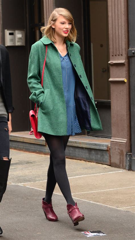 Taylor Swifts Street Style Taylor Swifts Signature Style Is Getting