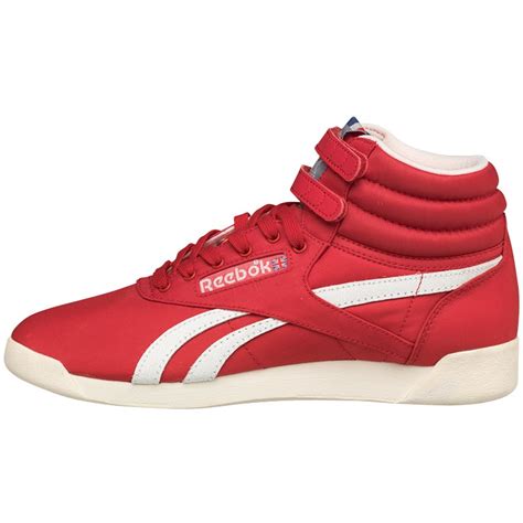 Buy Reebok Womens Freestyle Hi Vintage Hi Tops Redchalksandtrap