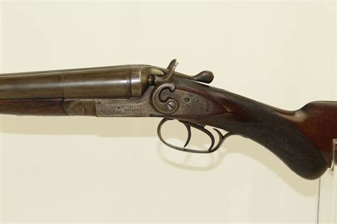 Bayard Arms Co Belgian Double Barrel Hammer Shotgun C R Antique