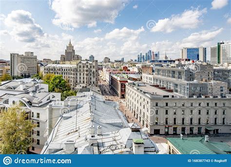 Moscowrussia September 21 2019 Streets And Houses In The Center Of