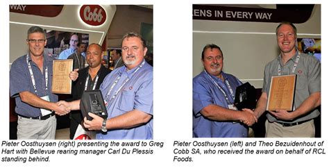 Cobb Champion Awards Go To South Africa The Poultry Site