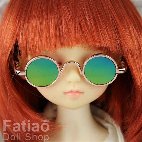 New Fashion Dolls Round Frame Glasses Fit 14 Bjd Msd Mini Etsy