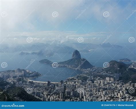 Rio De Janeiro Landscape View From Corcovado Stock Photo Image Of
