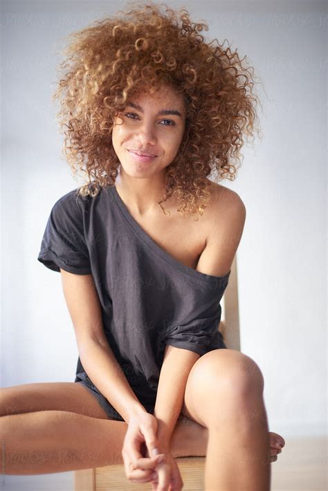 Mixed Race Girl In Studio By Stocksy Contributor Guille Faingold