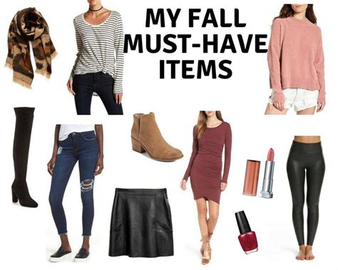 My Fall Must Have Items Fall Must Haves Fashion Must Haves