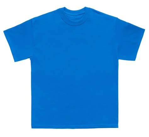 105 Royal Blue T Shirt Template Front And Back Mockups Builder
