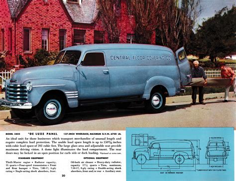 Nostalgia On Wheels 1948 Chevrolet Trucks Brochure Medium Duty