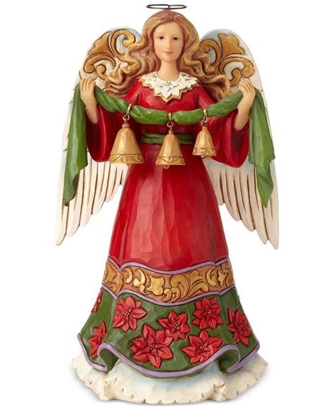 Jim Shore Angel With Bells Collectible Figurine Jim Shore Jim Shore