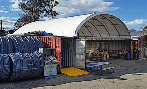 20x20 15 Oz Pvc Shipping Cargo Container Conex Fabric Canvas Shelter