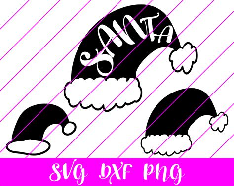 Santa Hat SVG - Free Santa Hat SVG Download - Free Christmas SVG - svg art