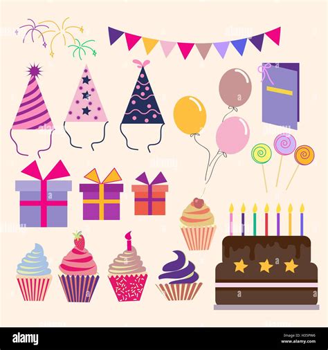Birthday Party Stock Vector Images Alamy
