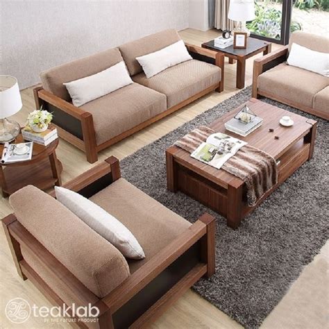 Modern Wooden Sofa Set Designs For Living Room Sofa Wooden Designs