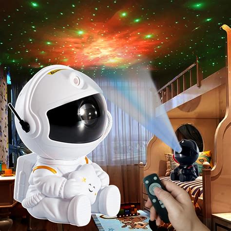 Astronaut Galaxy Projector Starry Sky Stars Led Night Light For Bedroom