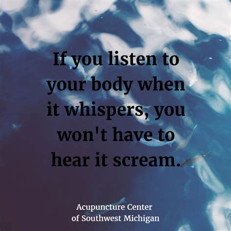 Listen To Your Body Quotes Shortquotescc