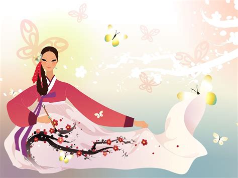 32 Wallpaper Animasi Wanita Korea