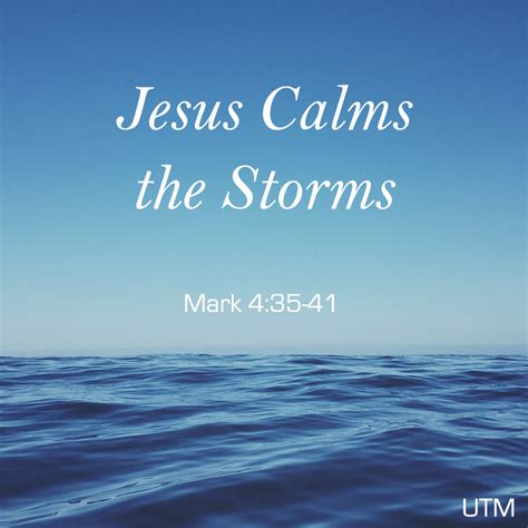 I Utibe Jesus Calms The Storms