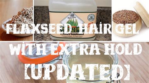 Here are the recipe and instructions! Flaxseed Hair Gel With Extra Hold (updated) - YouTube