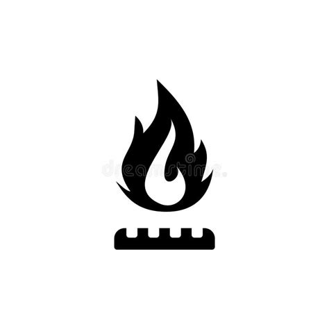 Natural Gas Icon Or Sign Stock Illustration Illustration Of Glyph