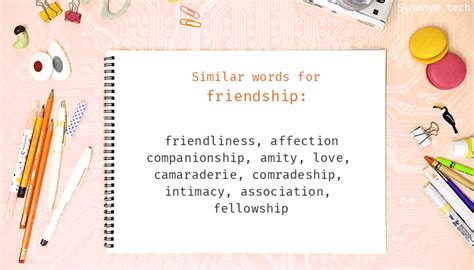 Synonyms For Friendship Another Word For Friend What Is Another
