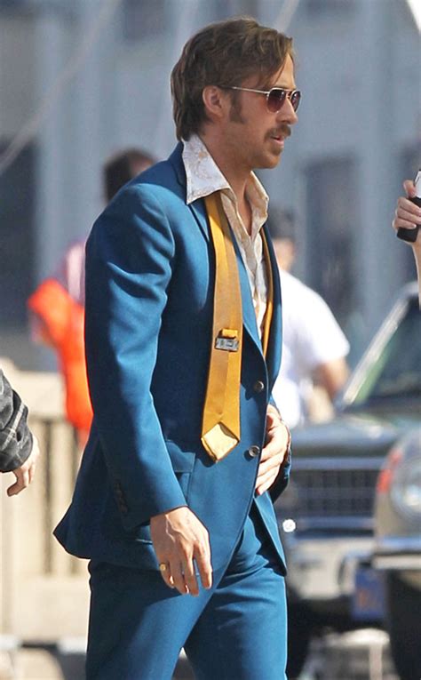 Ryan Gosling Is Back On Nice Guys Set And Looks Handsome As Ever Duh