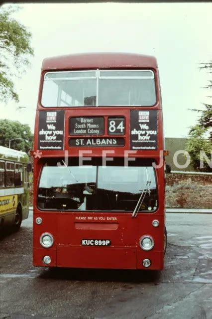 Original 35mm Bus Slide Daimler Fleetline Dms1899 London Buses St