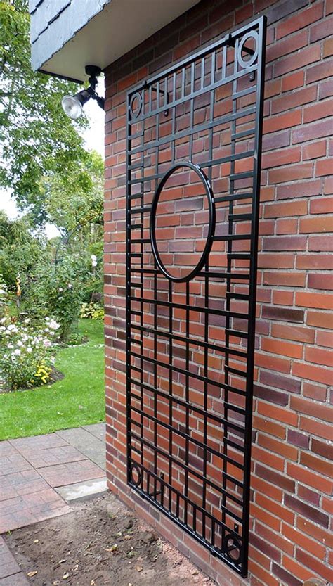 Neogothic Wall Trellis With Unusual Design Perfect For