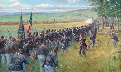Fighting On The Ridges By Dale Gallon Gettysburg Pa July Iversons Brigade The