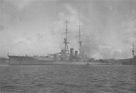 Japanese Battlecruiser Hiei At Yokosuka Japan August 24 1914