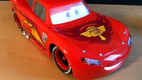 Interactive Lightning Mcqueen Cars 2 Air Hogs Real Talking Toy Disney