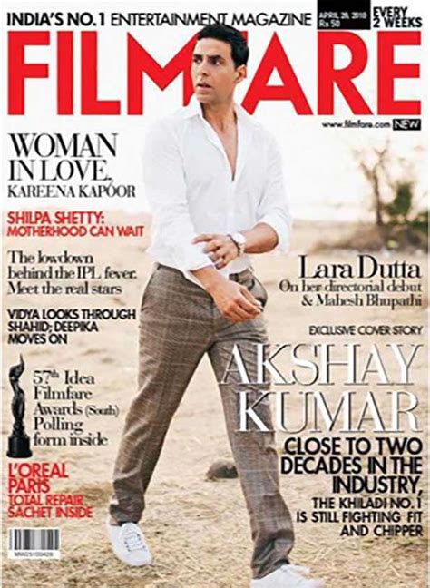 birthday special akshay kumar s filmfare covers down the years