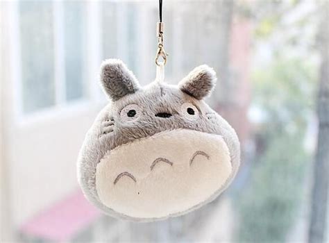 Kawaii Cute My Neighbor Totoro 8cm Plush Stuffed Toy Phone Strap Doll