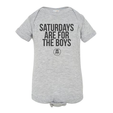 Saturdays Are For The Boys Onesie Grey Podfathers Podcast T Shirts