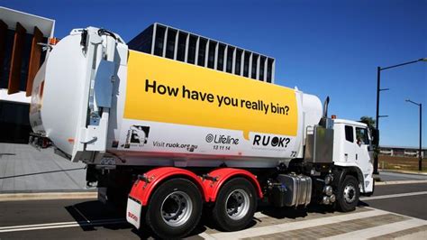 Camden Council Waste Trucks Ask The Tough Questions For Ruok Day