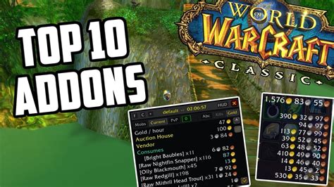 Top 10 Must Have Addons For Classic Wow Youtube
