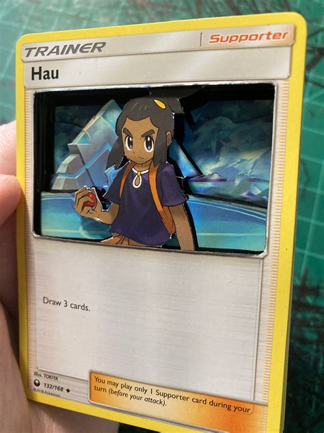 Hau Pokemon Card Printable Cards