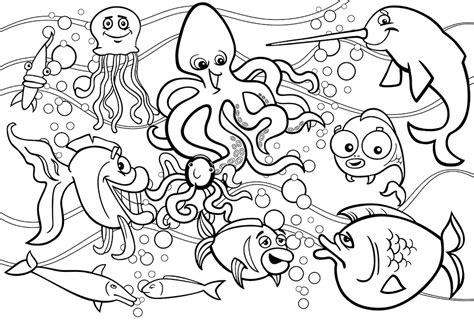 Life Under The Sea Coloring Pages