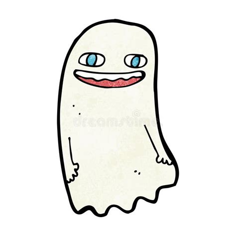 Funny Cartoon Ghost Stock Vector Illustration Of Spooky 38012507