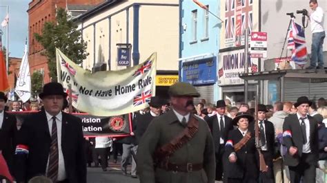 Enniskillen Fusiliers Ulster Covenant Centenary Parade 2012 Youtube