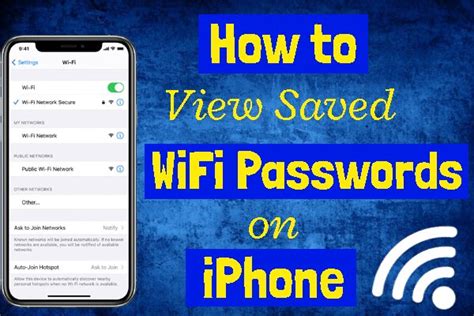 How To View Saved Wifi Passwords On Iphone