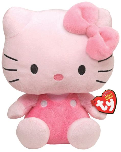 Hello Kitty Pink Beanie Baby Stuffed Animal By Ty 40894