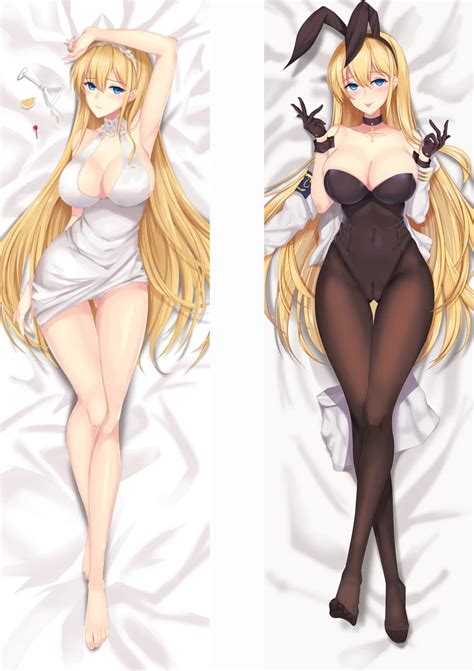 Anime Cartoon Azur Lane Sexy Body Hugging Pillows Cases Cover