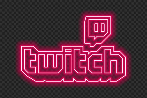 Hd Beautiful Pink Neon Twitch Logo Transparent Background Png Citypng