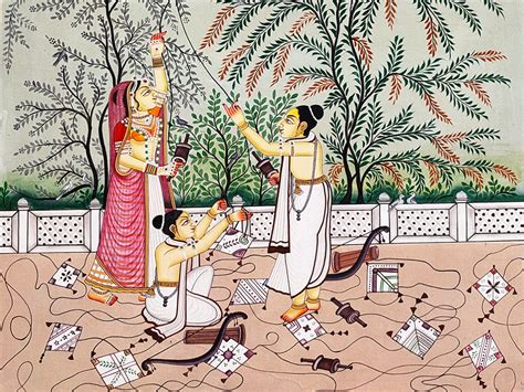 Shree Ram Sita Lakshman Hanuman Painting Exotic India Art