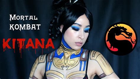 Mortal Kombat Series Kitana Makeup Tutorial Youtube