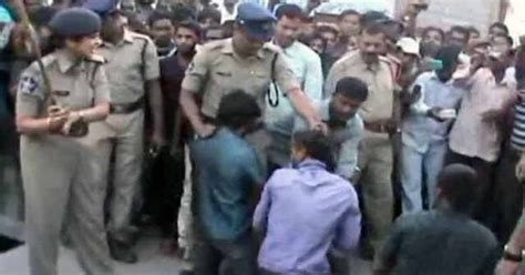 Andhra Cops Thrash Murder Accused In Public To Set An Example